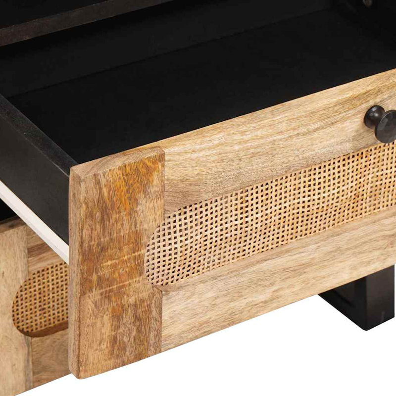 50cm W Solid Wood Bedside Table