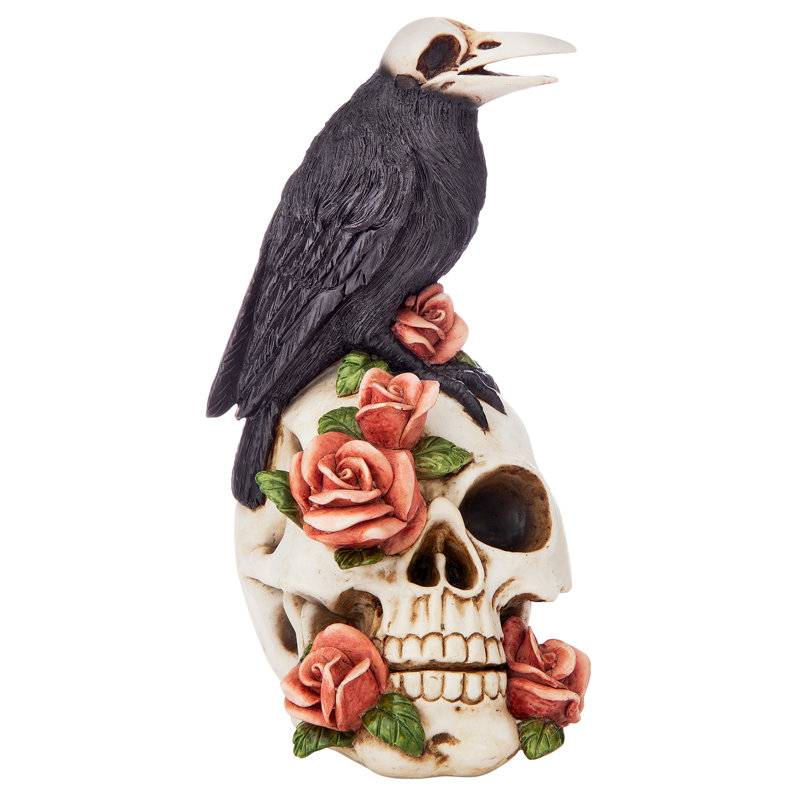 Figurine corbeau jour des morts