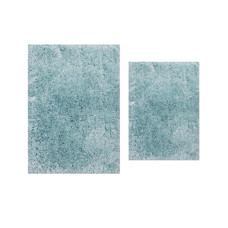 Ensemble de tapis de salle de bain 2 pièces Elegance, Turquoise