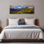 «Dramatic Green Mountain Valley Dramatic Serene Vibrant Moss Landscape Mountain», art mural-1948782096