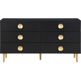 Commode double 6 tiroirs Jayvonne