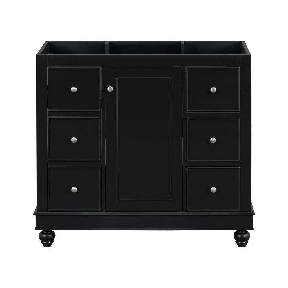 cozywind Stylish Black Sinkless Vanity | Wayfair