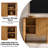Martha Transitional 32"W 2-Door Fluted Curved Accent Cabinet with Adjustable Shelves-659567492