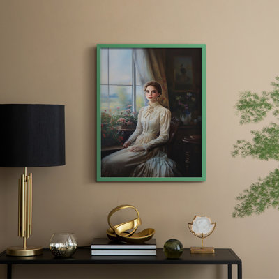 WOMEN Series CCXLV Framed Print - Solid Wood