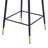 Knox Upholstered Bar Stools With Footrest-462571209
