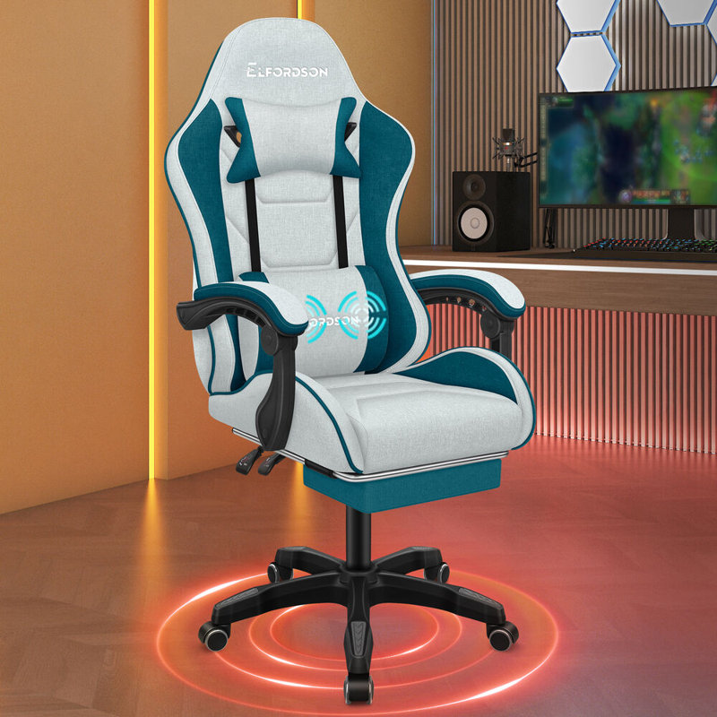 PC & Racing Game Chair, Dark Teal