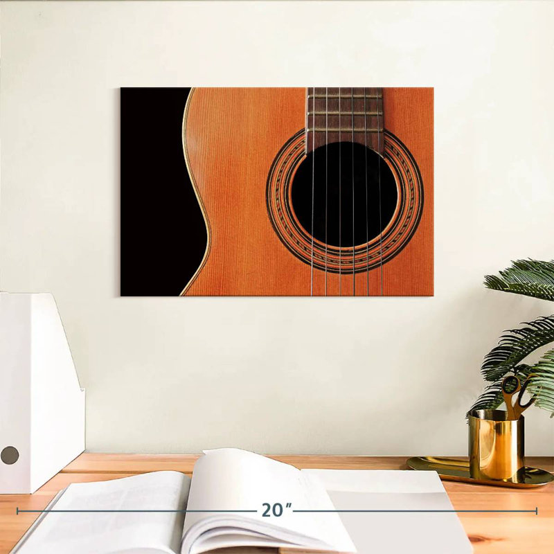 Guitare acoustique en bois Abarca, H 8 po x l 12 po