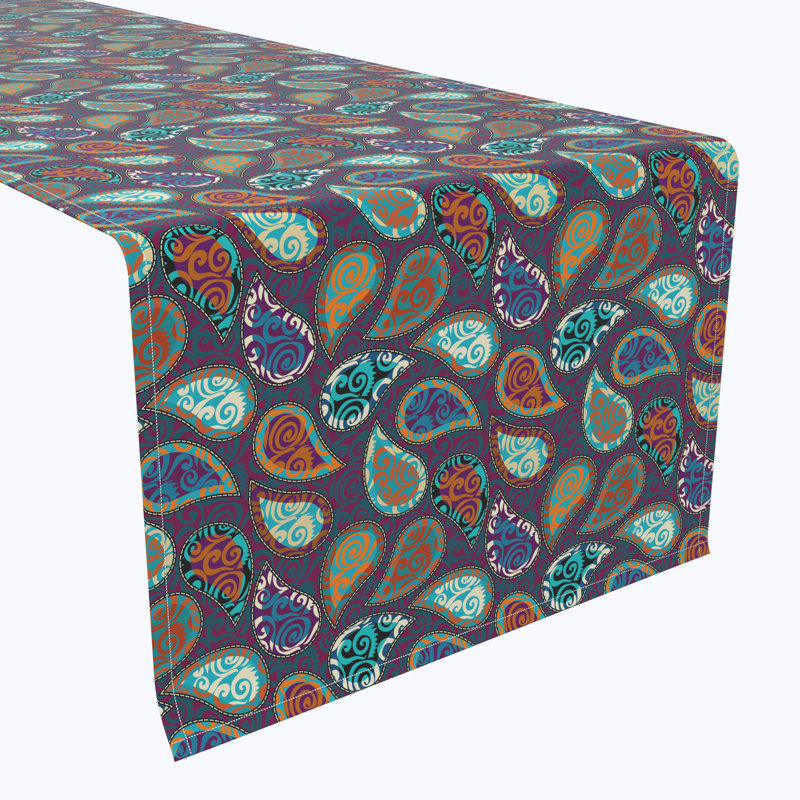 Wimmer Swirls Table Runner, 72" x 12"