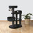 TRIXIE Filippo 45" Cat Tree with Sisal Scratching Posts, Plush-Covered Condo, Hammock, Platforms, Cat Toys