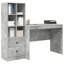 Desk With Storage With Shelf 2 Pcs 100 X 50 X 76 Cm-1057428197-833828527