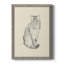 Toile encadrée de qualité supérieure House Cat I - prête à être accrochée-123141418-123141419