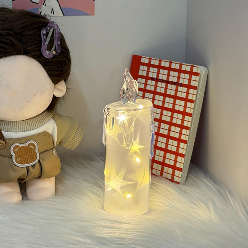 Simulation Of Shedding Tears Candle Lights Expressing Wedding Romance - Decoration Lights Bedside Lamps Small Ornamen