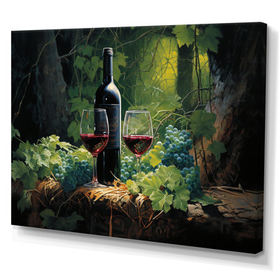 Cabernets calmes I - vin, impressions murales
