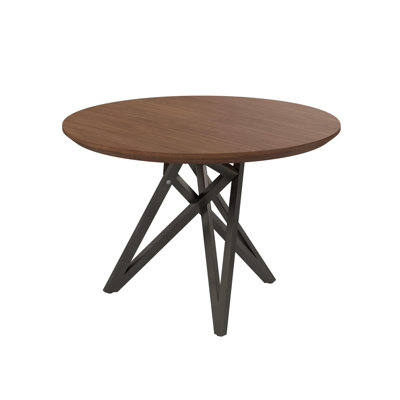Kalley Round Metal Base Dining Table