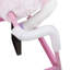 Cheval à bascule à ressort Happy Trails (L) 29 po x (l) 11 po x (H) 25 po - Jouet à chevaucher pour enfants de 3 à 6 ans (rose)-21609128
