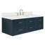 Ensemble de meuble-lavabo simple mural 54,25 "Macmullin-1191661090