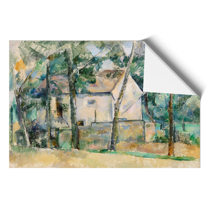House And Trees - No Frame Print, 42cm H x 59cm W x 0.1cm D