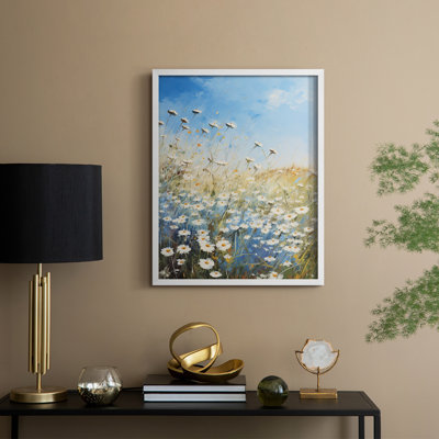 FLORAL Series IX - reproduction encadrée de qualité supérieure - prête à être accrochée - aucun clou requis