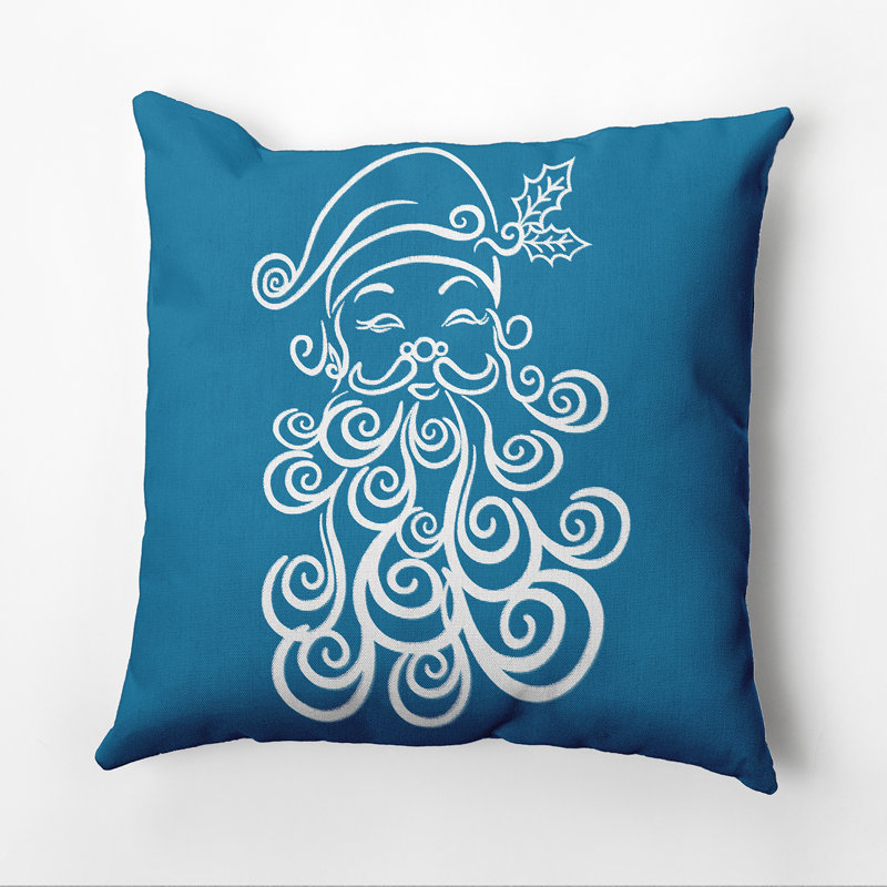 Housse de coussin carré et insert, 16 po x 16 po, Turquoise
