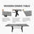 Josaiah Extendable Metal Base Dining Table