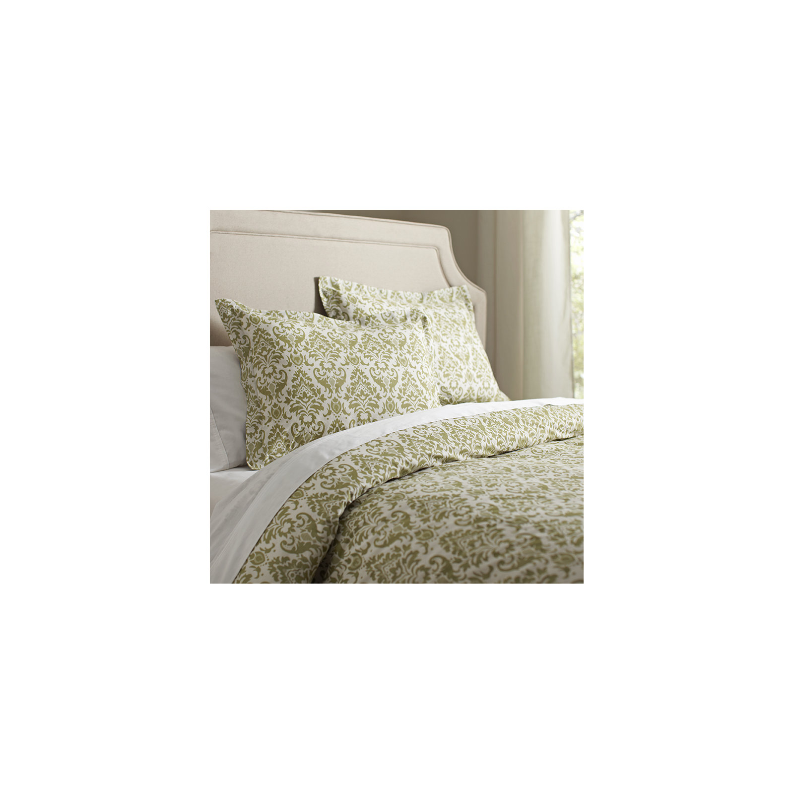 Acworth Cotton Duvet Cover Set, Full / Queen Duvet Cover + 2 Standard Shams