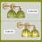 Vintage Green Glass Wall Sconce-(Set Of 2)