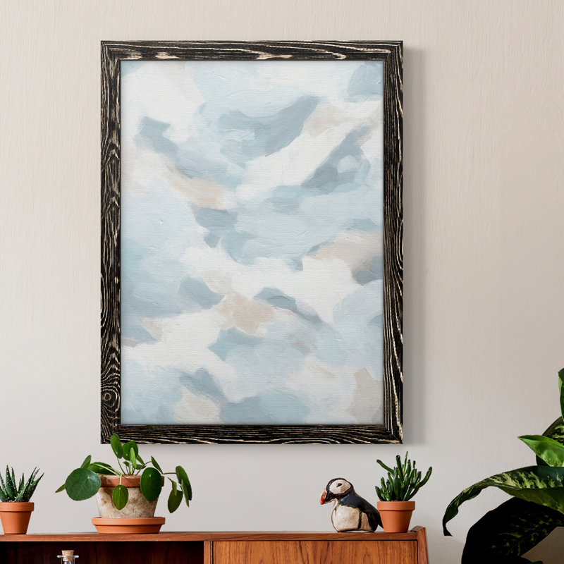 Toile encadrée de qualité supérieure Sky Sweep II - prête à être accrochée, H 24 po x l 20 po x P 1 po, Cadre noir