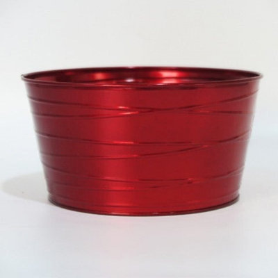 Red Ribbed Bucket