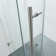46" W X 36" D X 76" H Sliding Frameless Shower Enclosure With 5/16" Clear Glass