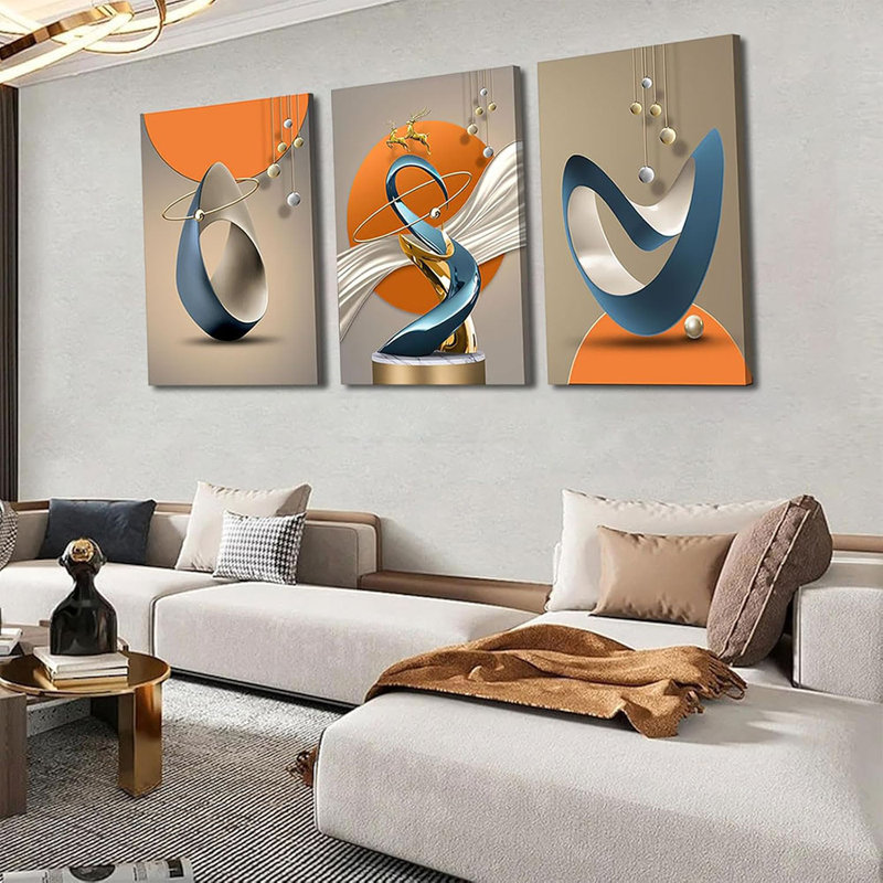 3 Piece Wrapped Canvas Set