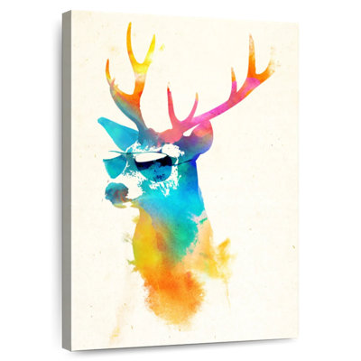 Brampt ensoleillé cerf