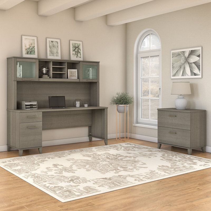 Ozro 71'' Desk, Ash Gray