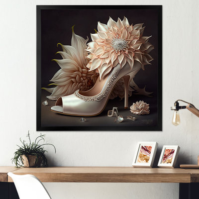 Chaussures de mariage - reproduction sur toile