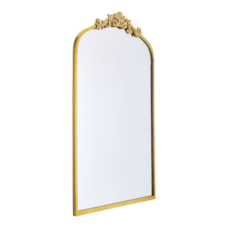 Iron Bowfront Mirror
