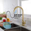 Robinet de cuisine tactile avec douchette extractible-121210039