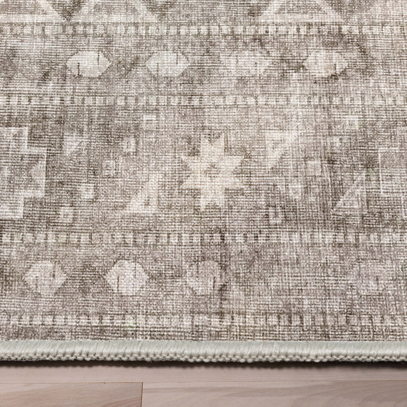 Tapis tissé à plat Kehr, Rectangle 5 pi 3 po x 7 pi 3 po