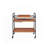 Serving Cart with Stemware Rack