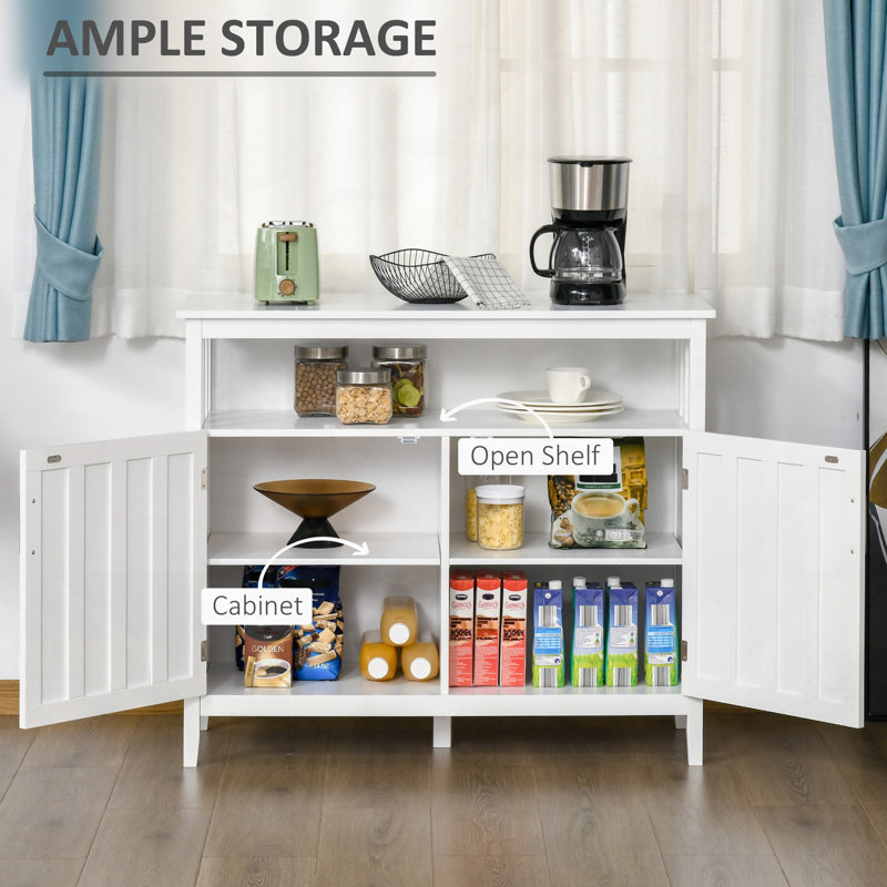 Buffet de cuisine avec 2 portes et tablettes réglables