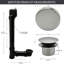 12 po et 4 po Drain de baignoire 40 pieds en ABS avec trop-plein sans débordement-37011997