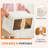 One-layer Stackable Plastic Storage Bins,with Lids and Doors and Wheels-891960543