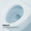 Toilette allongée une pièce 1,28 GPF TOTO® WASHLET + ® UltraMax® II et siège de bidet WASHLET® C100, blanc coton