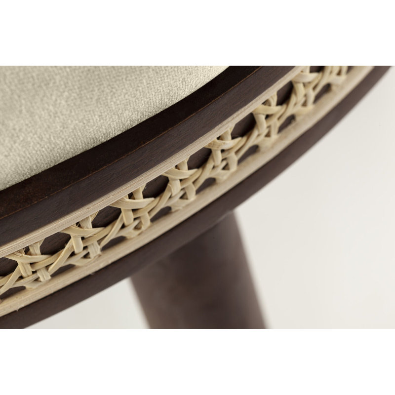 Alma Upholstered Dining Chair, Nuage Velvet