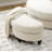 Upholstered Tufted Swivel Chair with Ottoman-1772766936