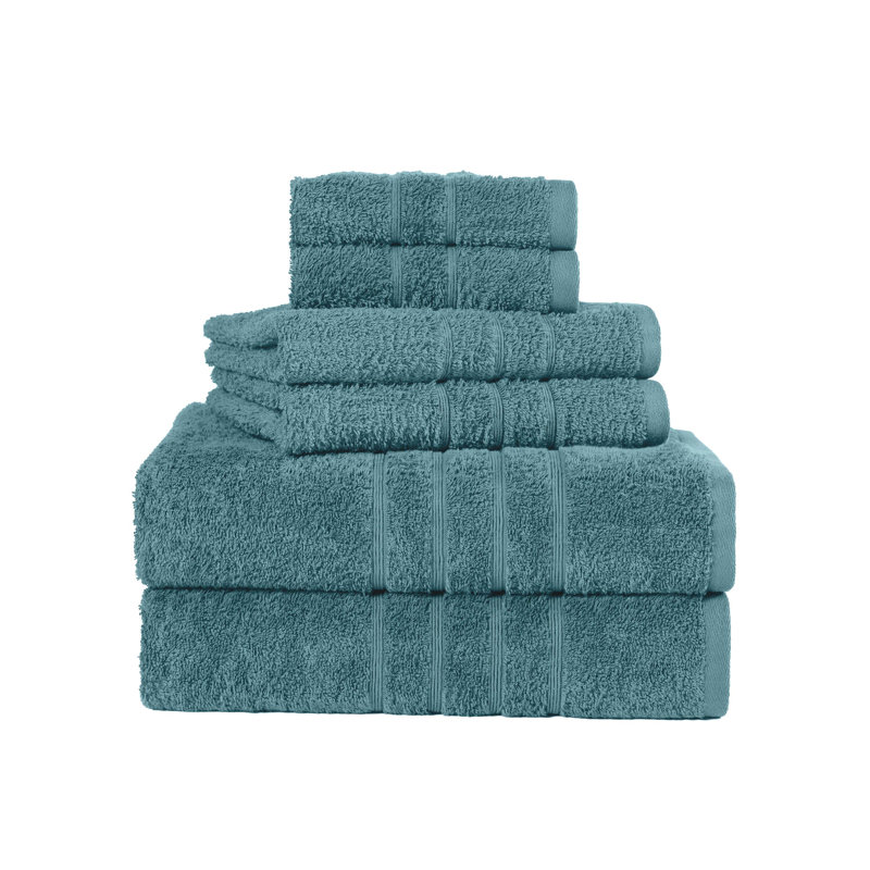 Ensemble de serviettes 6 pièces Martex Ultimate, Bleu sarcelle Larkspur
