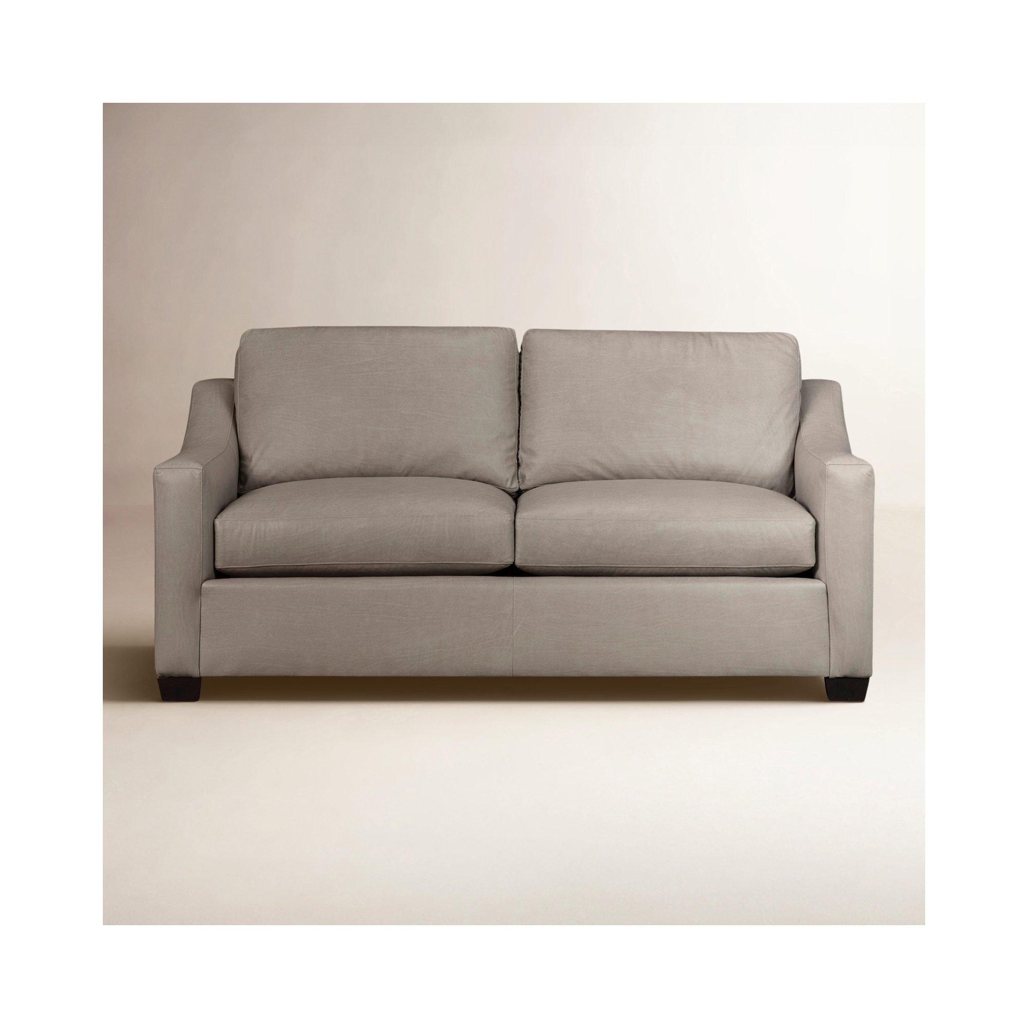 Cranbrook 78'' Upholstered Sofa, Matador Deep Sea Pebbled Top Grain Leather