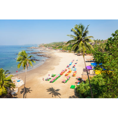 Beach In Goa, India - Wrapped Canvas Print