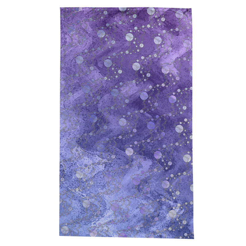 Nappe abstrait leffel, Bleu
