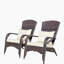 Chaise de patio avec coussins (coussin gris)-1439298872