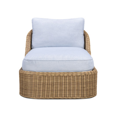 Méridienne d'extérieur Axel Blue Boucle