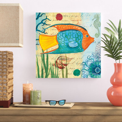 " Tropical Underwater I " by Farida Zaman Painting Print